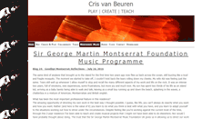 Desktop Screenshot of crisvanbeuren.com